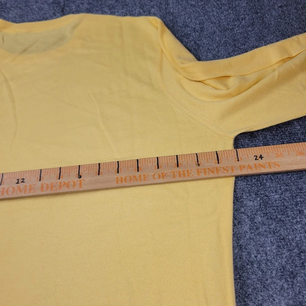Ralph Lauren Purple Label Fine Cashmere Crewneck Sweater Mens XL Yellow $995